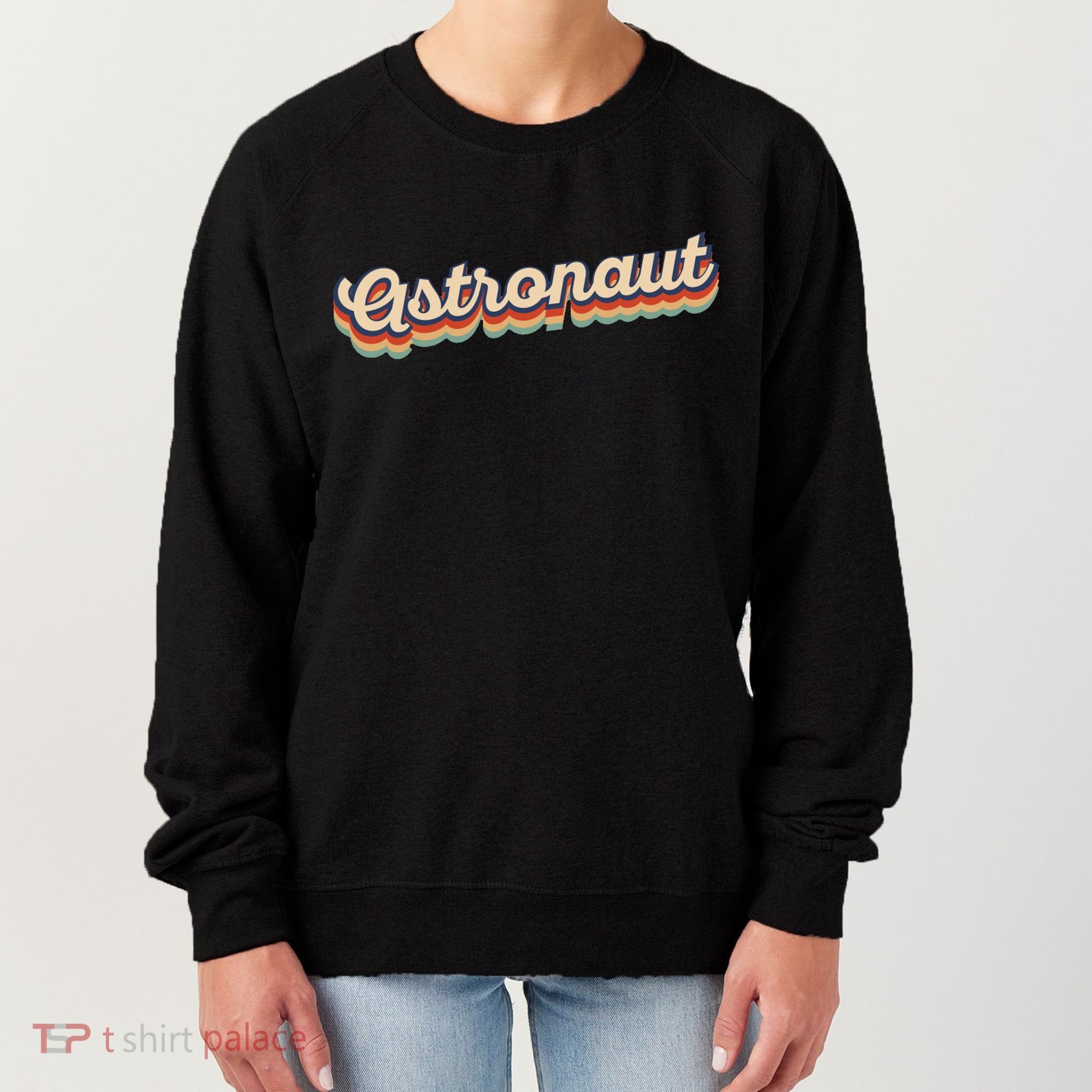 Astronaut Retro Logo Women's Sweatshirt