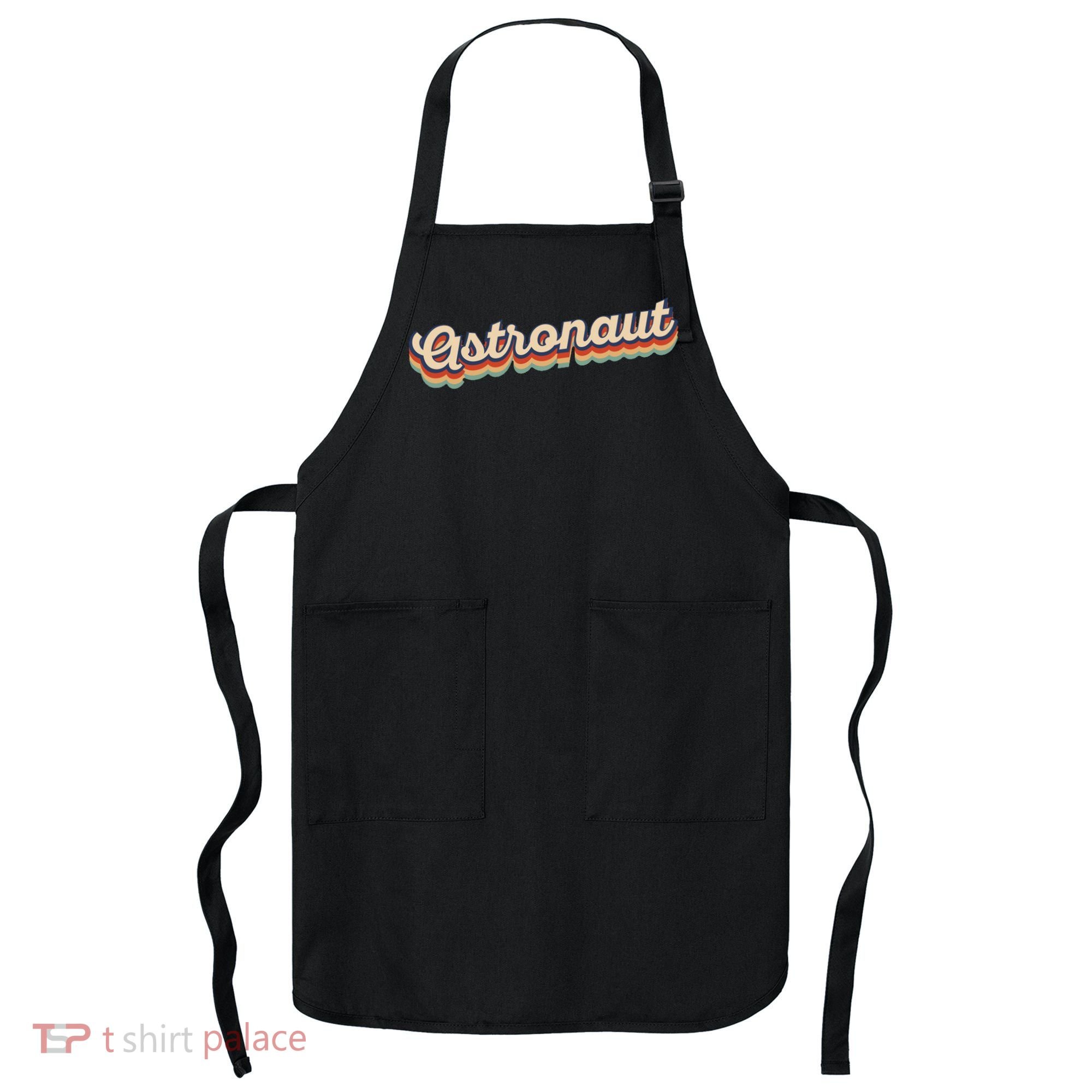 Astronaut Retro Logo Apron