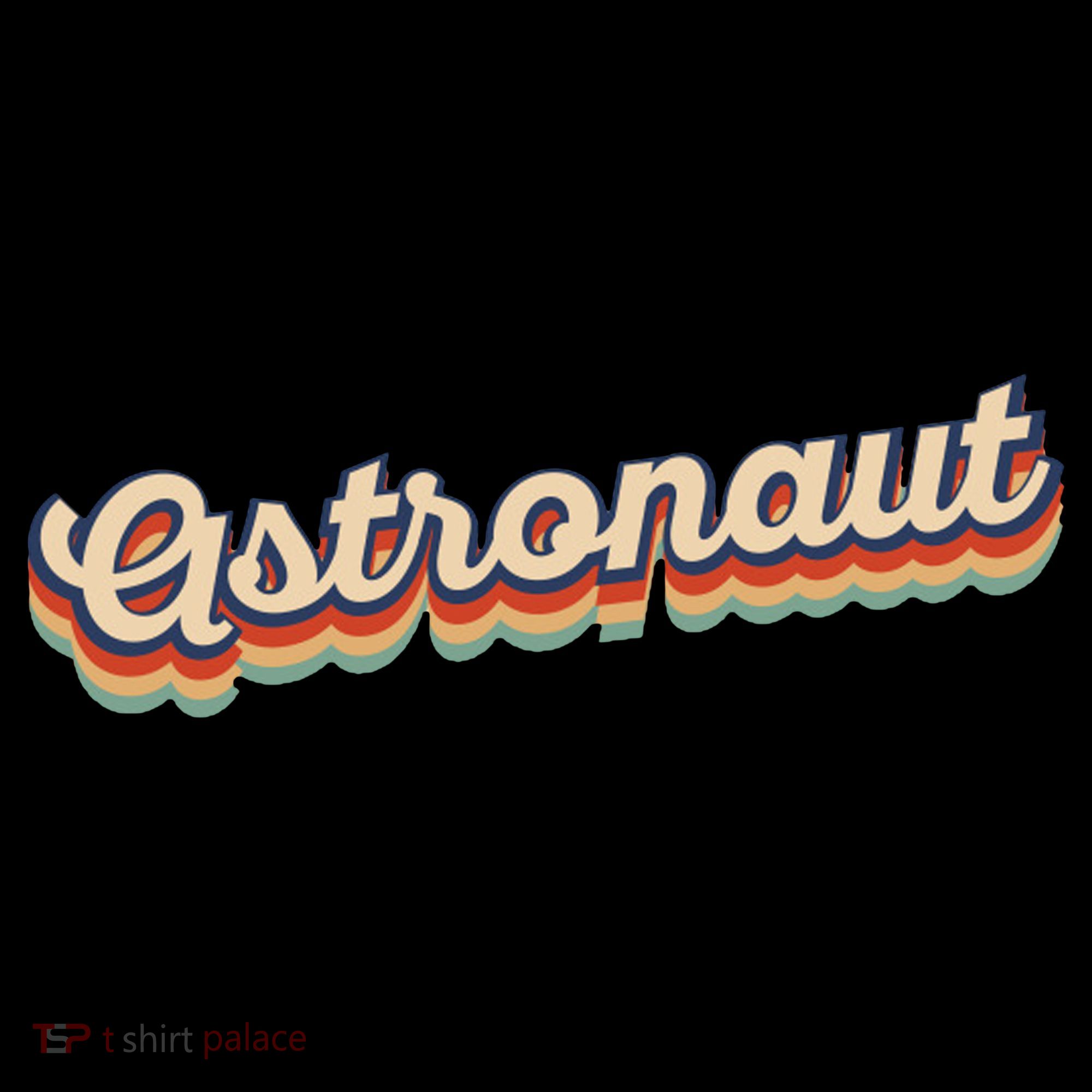 Astronaut Retro Logo Apron