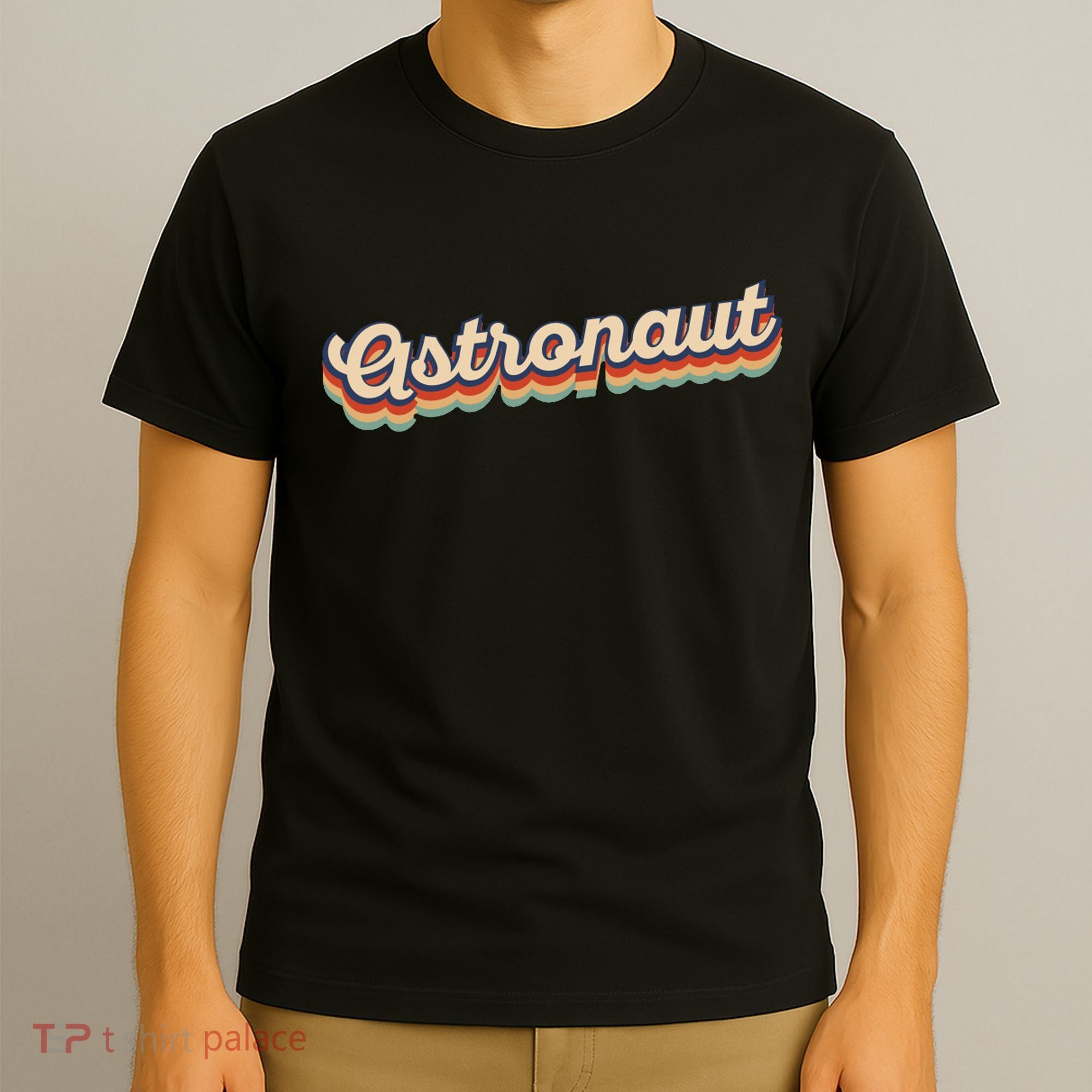 Astronaut Retro Logo T-Shirt
