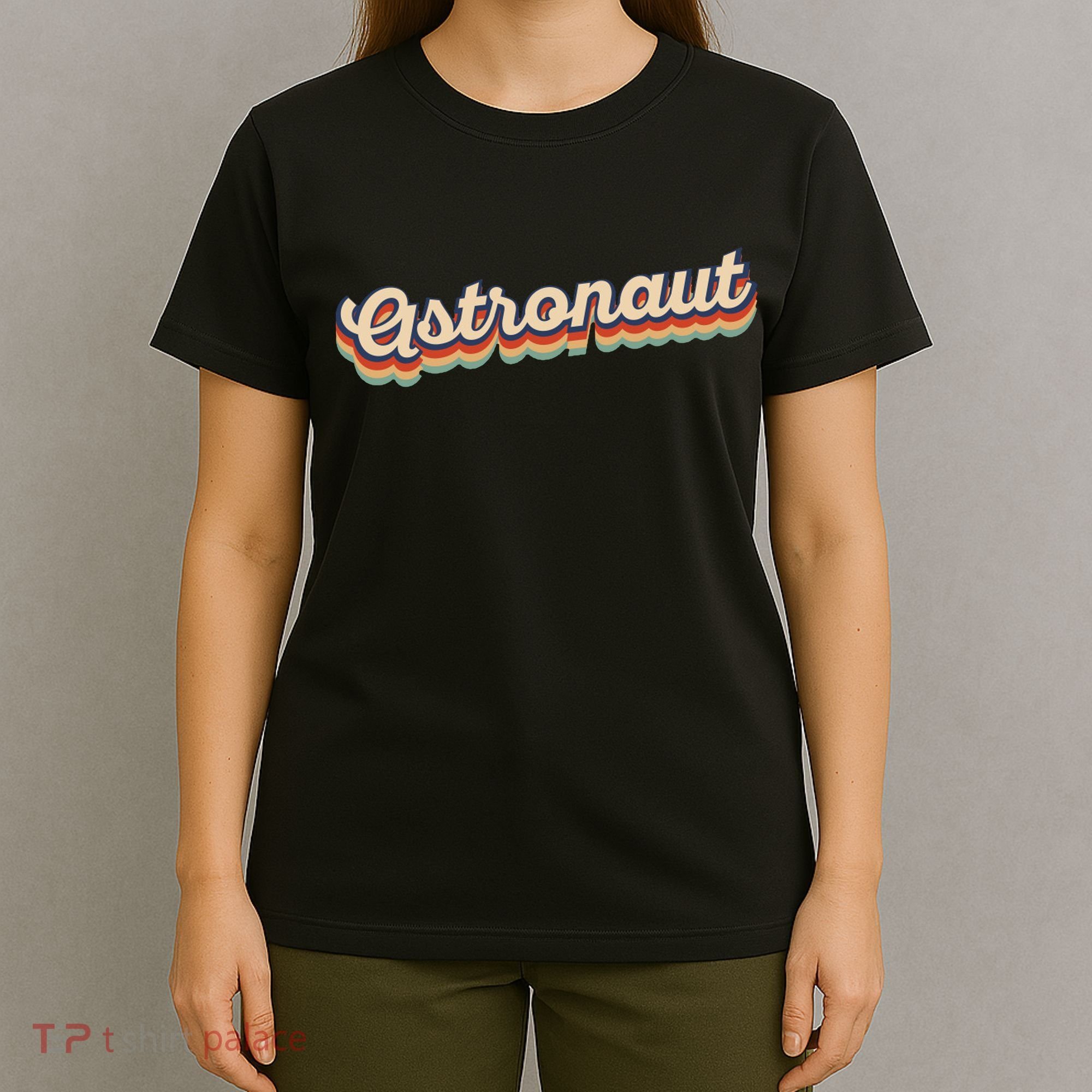 Astronaut Retro Logo T-Shirt