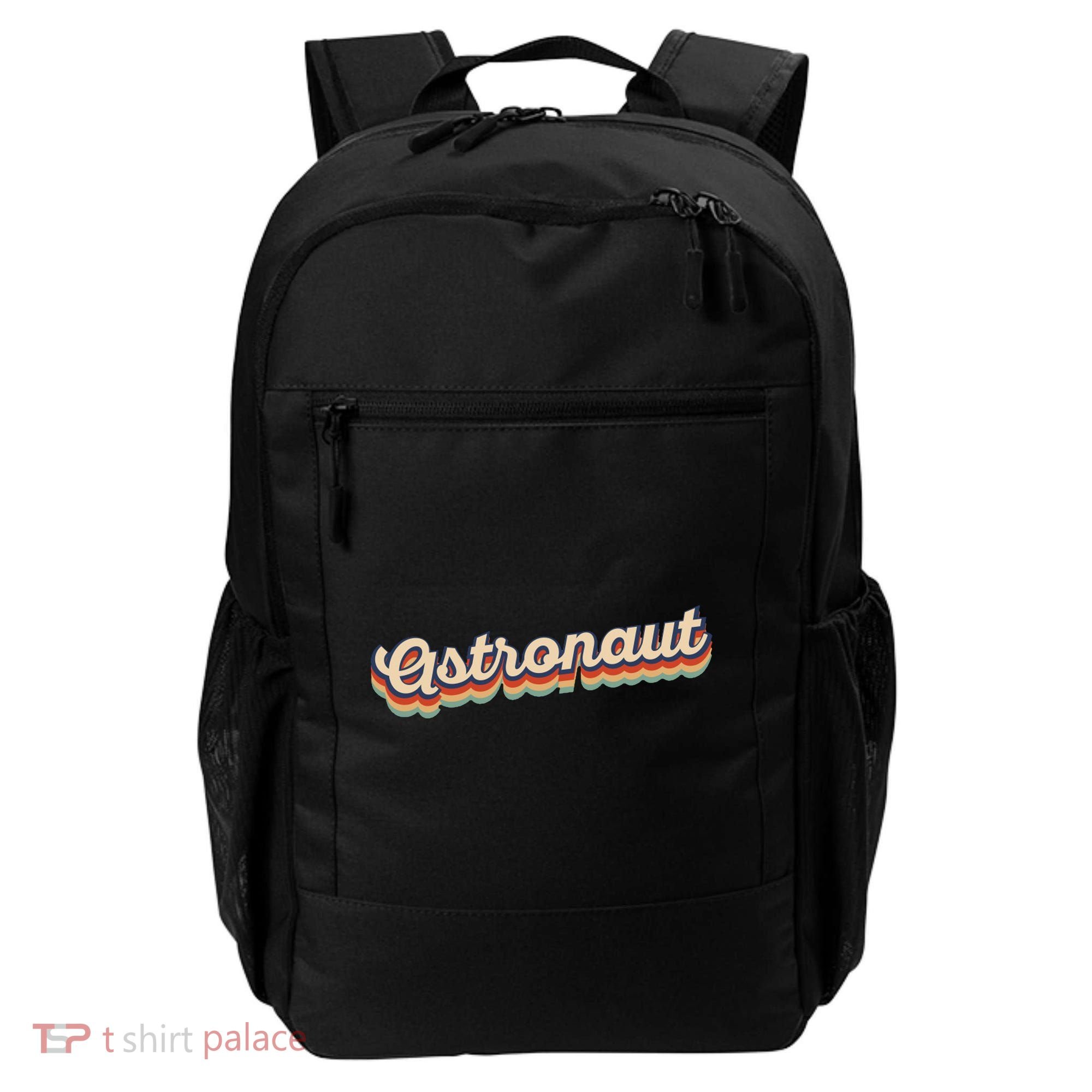 Astronaut Retro Logo Backpack