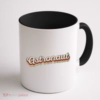 Astronaut Retro Logo Coffee Mug thumb 1