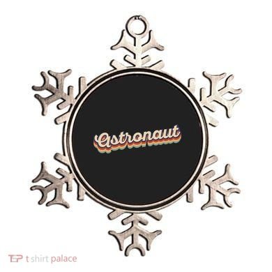 Astronaut Retro Logo Ornament