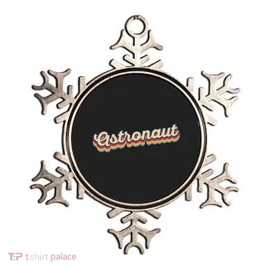 Astronaut Retro Logo Ornament