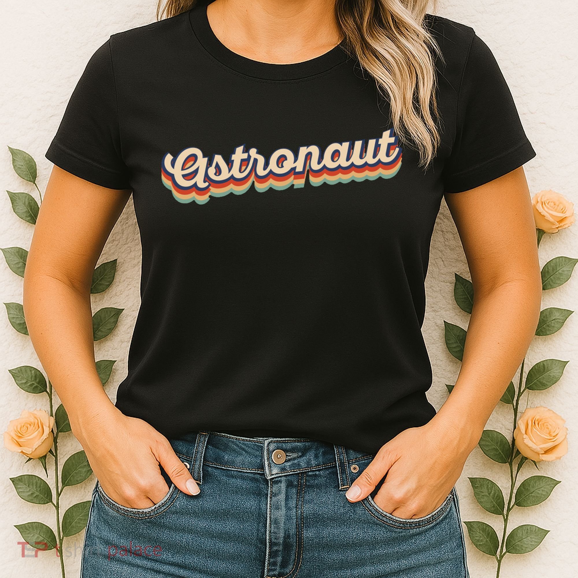 Astronaut Retro Logo Women's T-Shirt