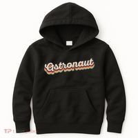 Astronaut Retro Logo Kids Hoodie thumb 0