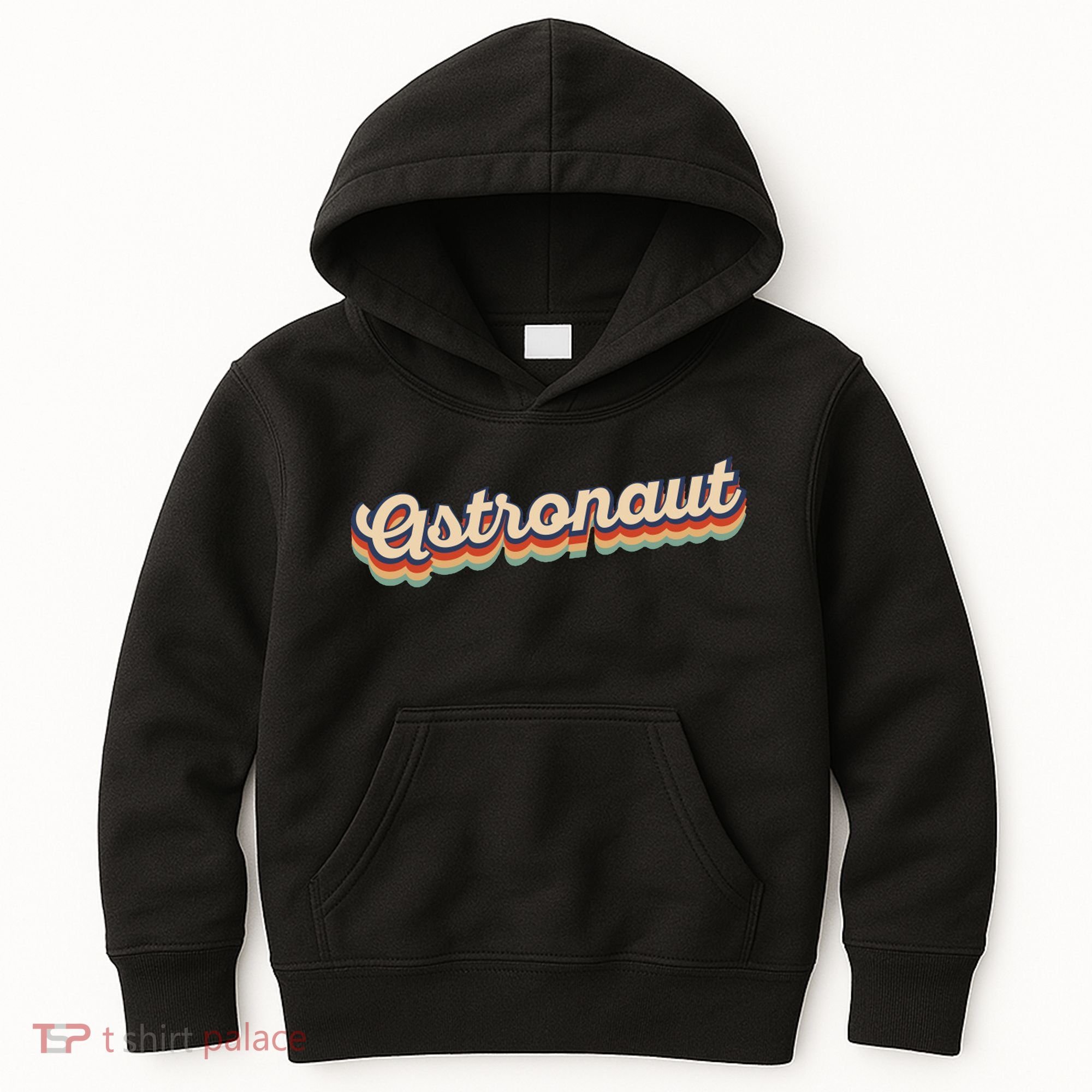 Astronaut Retro Logo Kids Hoodie