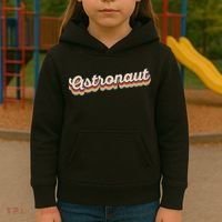 Astronaut Retro Logo Kids Hoodie thumb 3