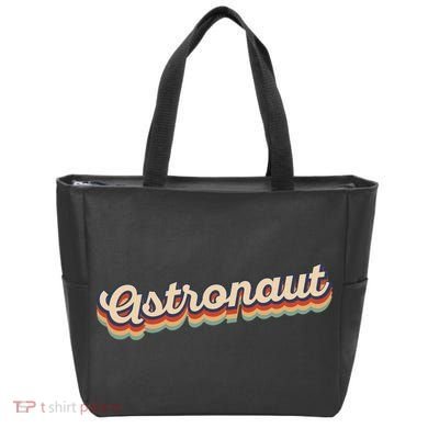 Astronaut Retro Logo Tote Bag