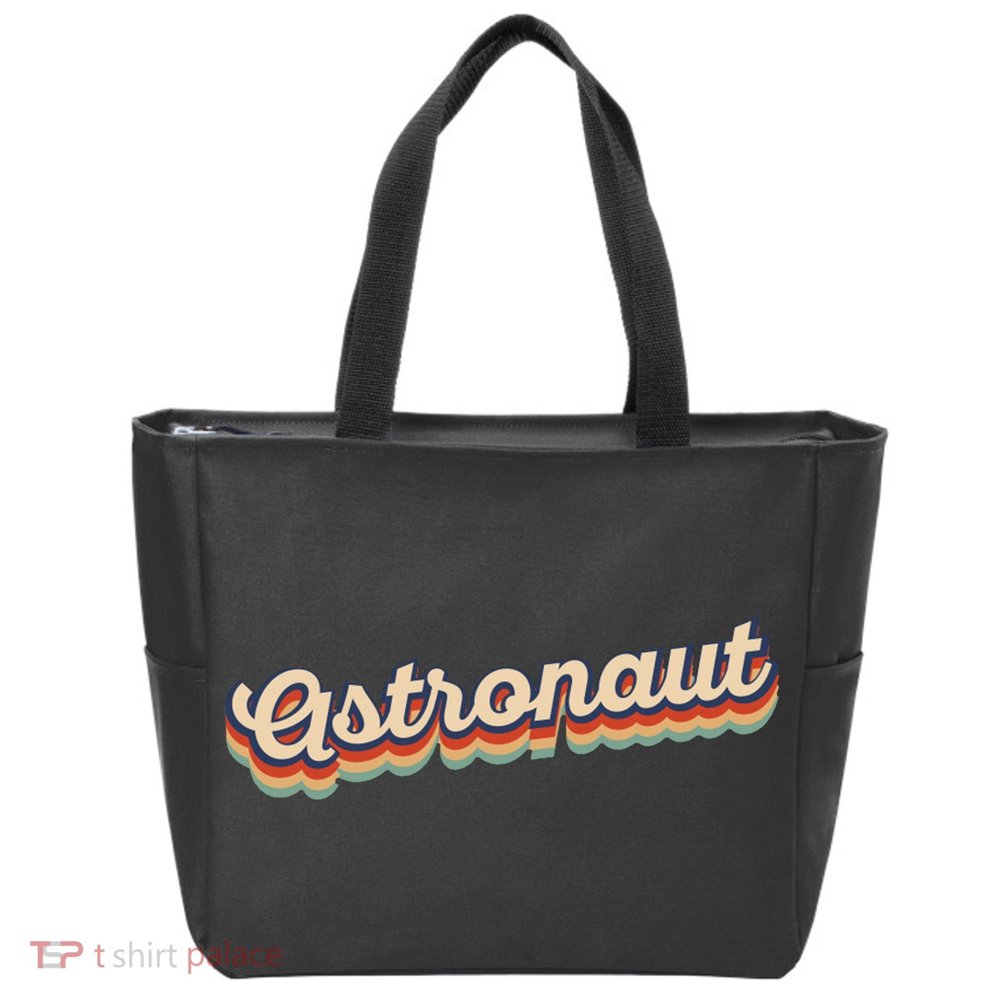 Astronaut Retro Logo Tote Bag