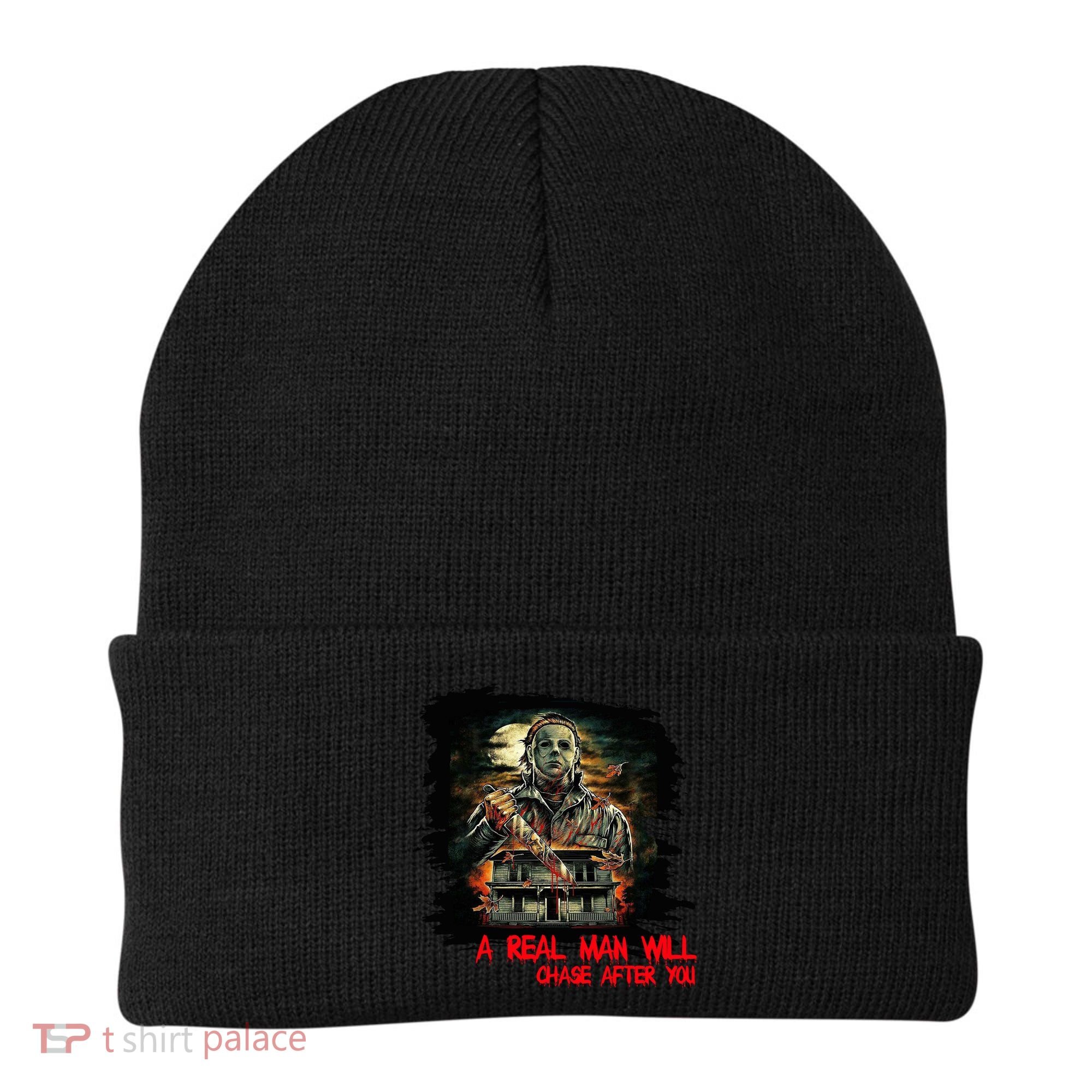 A Real Man Will Chase After You Horror Movie Beanie