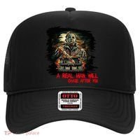A Real Man Will Chase After You Horror Movie Hat thumb 0