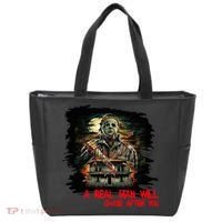 A Real Man Will Chase After You Horror Movie Tote Bag thumb 0