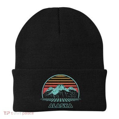 Alaska Retro Mountain Hiking 80s Style Beanie