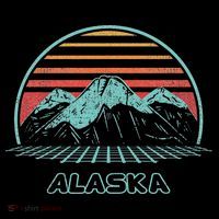 Alaska Retro Mountain Hiking 80s Style Women's Hoodie thumb 2