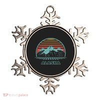Alaska Retro Mountain Hiking 80s Style Ornament thumb 0
