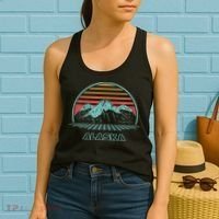 Alaska Retro Mountain Hiking 80s Style Women's Tank Top thumb 2
