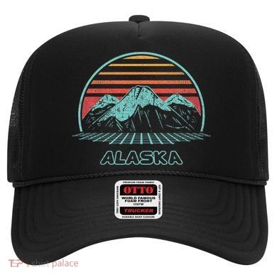 Alaska Retro Mountain Hiking 80s Style Hat
