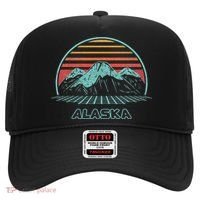 Alaska Retro Mountain Hiking 80s Style Hat thumb 0
