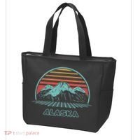 Alaska Retro Mountain Hiking 80s Style Tote Bag thumb 3