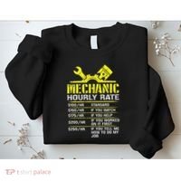 Auto Repair Mechanic Labor Rates Funny Mechanic Hourly Rate Sweatshirt thumb 2