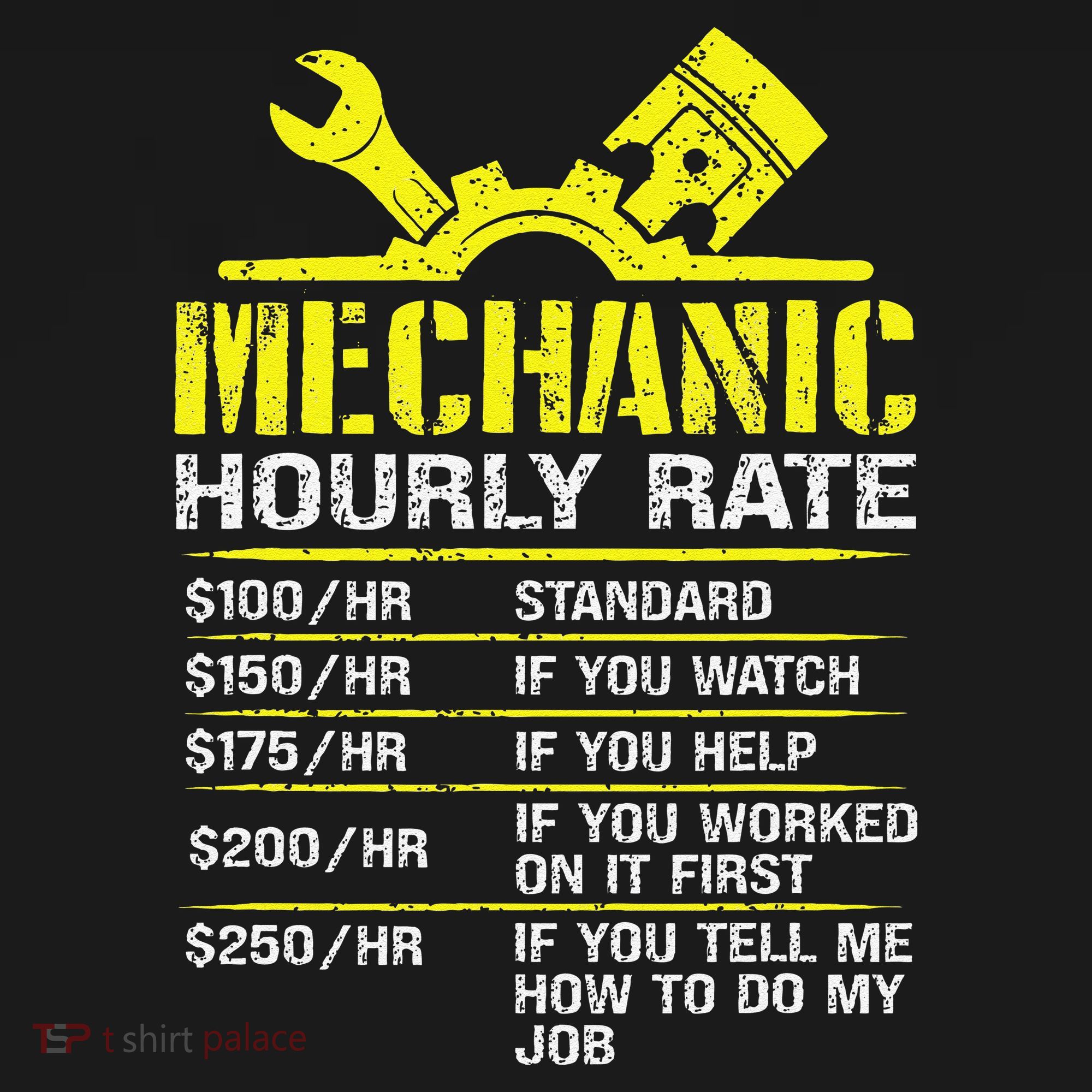 Auto Repair Mechanic Labor Rates Funny Mechanic Hourly Rate Sweatshirt