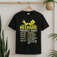 Auto Repair Mechanic Labor Rates Funny Mechanic Hourly Rate T-Shirt thumb 2