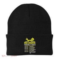 Auto Repair Mechanic Labor Rates Funny Mechanic Hourly Rate Beanie thumb 0