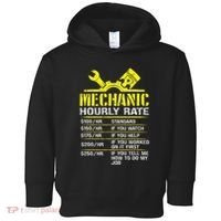 Auto Repair Mechanic Labor Rates Funny Mechanic Hourly Rate Toddler Hoodie thumb 0