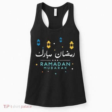 Arabic Ramadan Mubarak Decoration Graphic Gift Women's Tank Top