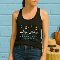 Arabic Ramadan Mubarak Decoration Graphic Gift Women's Tank Top thumb 2