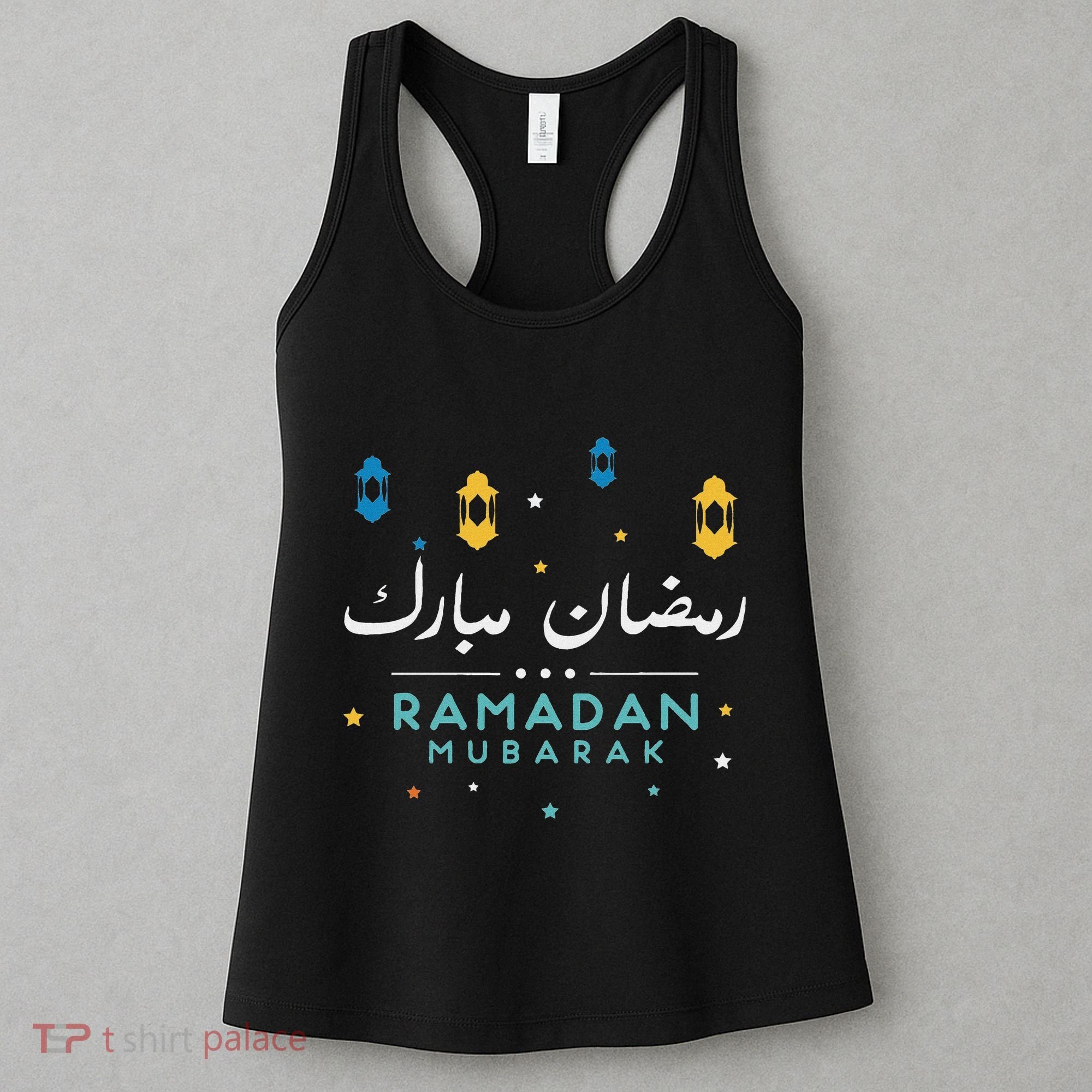 Arabic Ramadan Mubarak Decoration Graphic Gift Women's Tank Top