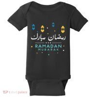 Arabic Ramadan Mubarak Decoration Graphic Gift Baby Bodysuit thumb 0