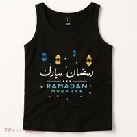 Arabic Ramadan Mubarak Decoration Graphic Gift Tank Top thumb 2