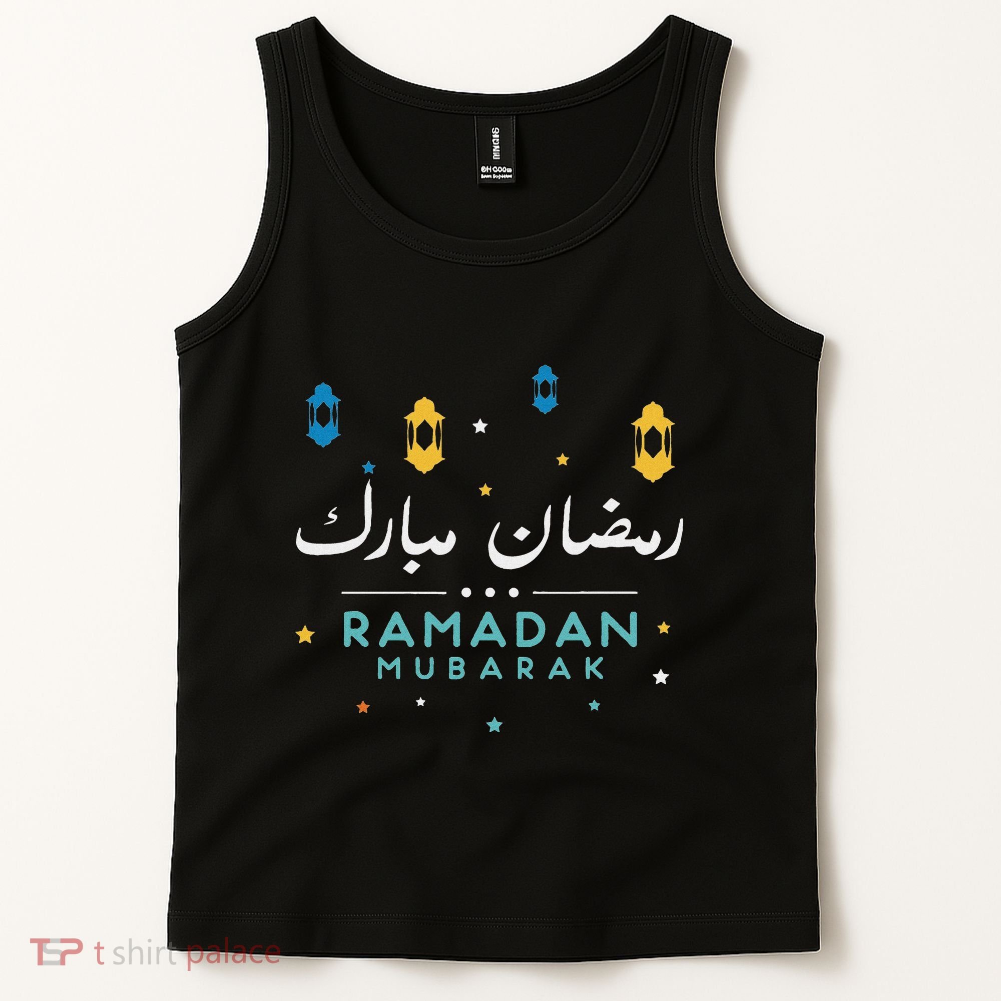 Arabic Ramadan Mubarak Decoration Graphic Gift Tank Top