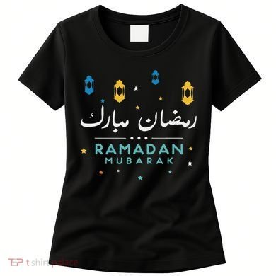 Arabic Ramadan Mubarak Decoration Graphic Gift Women's T-Shirt