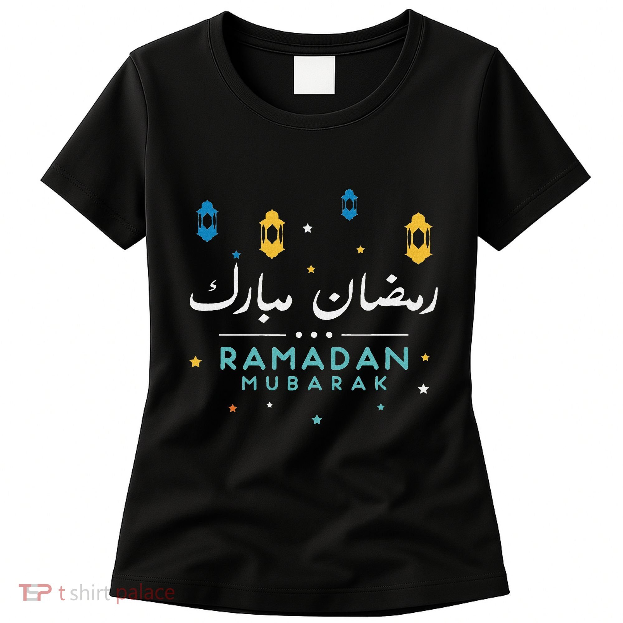 Arabic Ramadan Mubarak Decoration Graphic Gift Women's T-Shirt