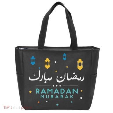 Arabic Ramadan Mubarak Decoration Graphic Gift Tote Bag