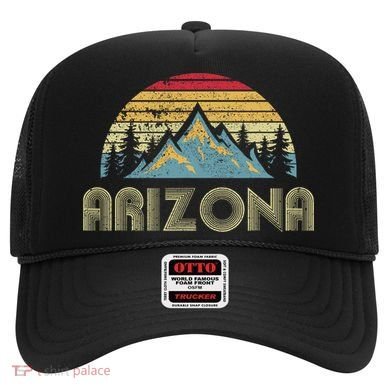 Arizona Retro Mountains Nature Hiking Hat