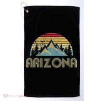 Arizona Retro Mountains Nature Hiking Golf Towel thumb 0
