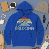 Arizona Retro Mountains Nature Hiking Hoodie thumb 3