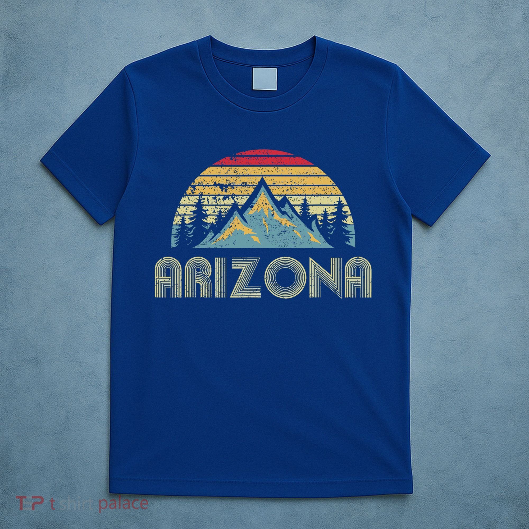 Arizona Retro Mountains Nature Hiking T-Shirt