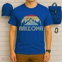 Arizona Retro Mountains Nature Hiking T-Shirt thumb 6