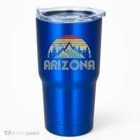Arizona Retro Mountains Nature Hiking Tumbler thumb 0