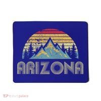 Arizona Retro Mountains Nature Hiking Mousepad thumb 0