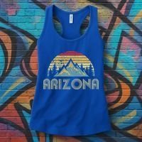 Arizona Retro Mountains Nature Hiking Women's Tank Top thumb 3