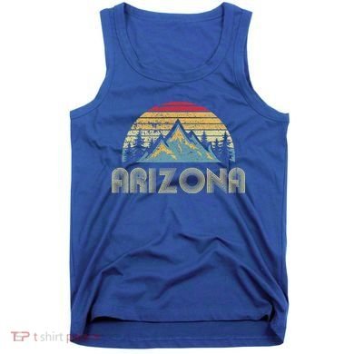 Arizona Retro Mountains Nature Hiking Tank Top