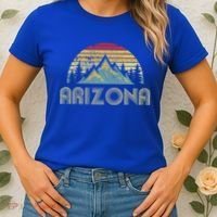 Arizona Retro Mountains Nature Hiking Women's T-Shirt thumb 2