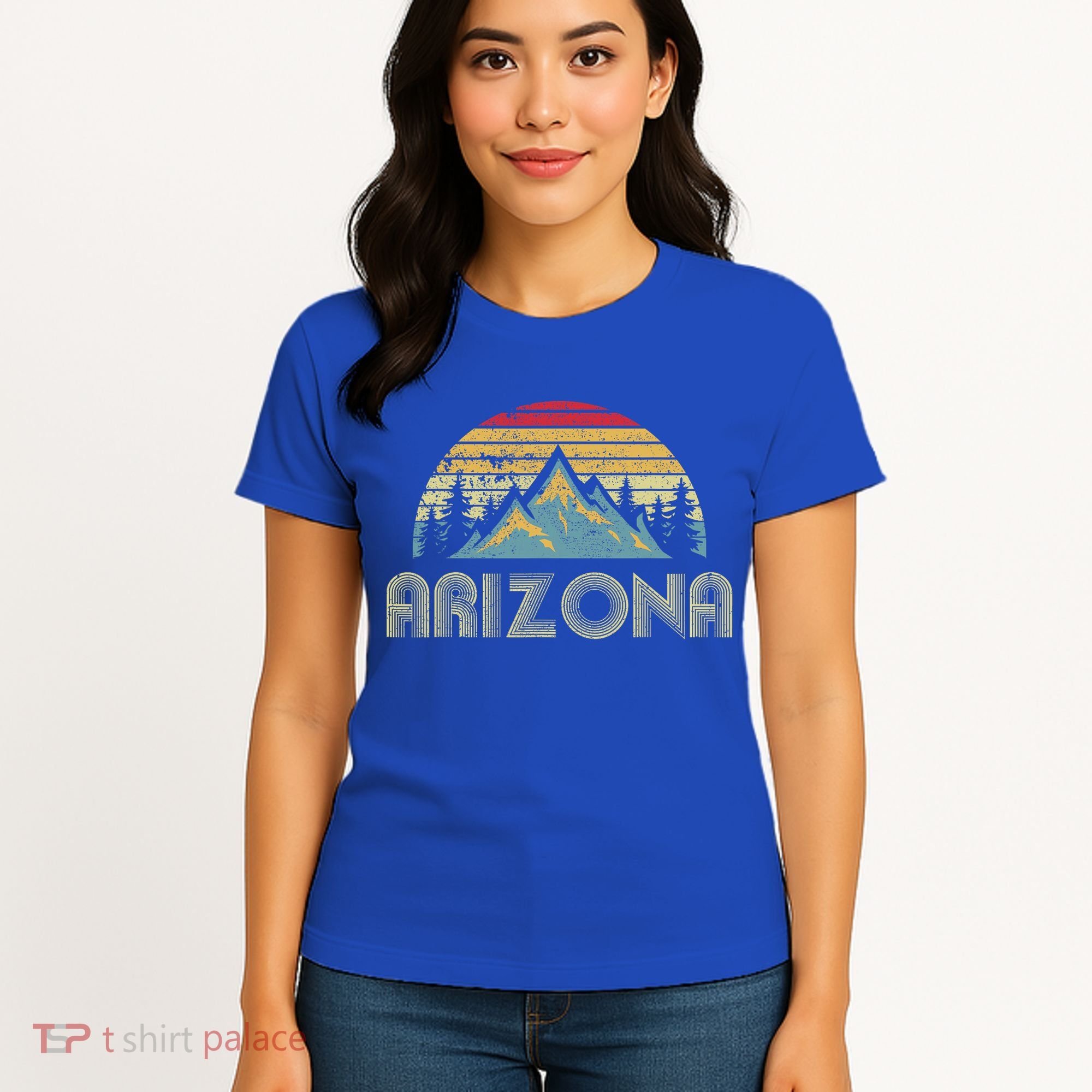 Arizona Retro Mountains Nature Hiking Women's T-Shirt